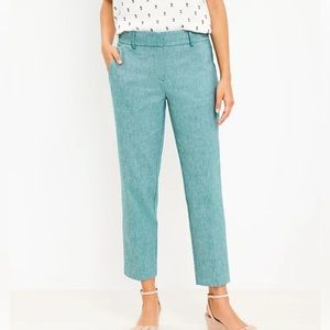 LOFT NWOT Slim Pants in Linen Twill, Size 2